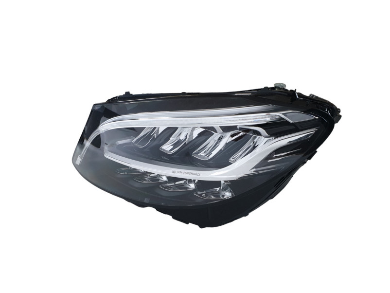 Передні фари  Led High Performance ( комплектні з лого ) на Mercedes-Benz C-Class W205 2018-2021 року