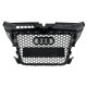 Решітка радіатора Full Black ( в стилі RS3 ) на Audi A3 8P 2008-2012 року