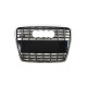 Решітка радіатора Chrome Black ( в стилі S6 ) без PDC на Audi A6 C6 2004-2011 року
