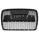 Решітка радіатора Full Black ( в стилі RS6 ) без PDC на Audi A6 C6 2004-2011 року