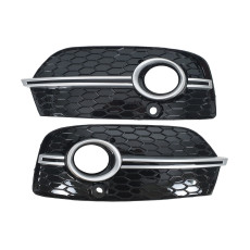 Решітки в бампер Black / Silver ( стиль RSQ3 під туманки та парктоніки ) на Audi Q3 8U 2011-2014 року