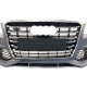 Передній бампер  ( з решіткою в стилі W12 V1 ) на Audi A8 D4 2010-2014 року