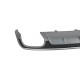 Дифузор ( заднього бампера ) Silver ( в стилі S6 00-00 ) S-Line на Audi A6 C7 2014-2018 року