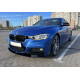 Губа ( переднього бампера ) Чорний глянець ( M-Performance ) V2 на BMW 3 Series F30 / F31 2011-2018 року