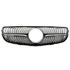 Решітка радіатора  ( з місцем під камеру ) Diamond Black на Mercedes-Benz GLC-Class X253 2015-2019 року