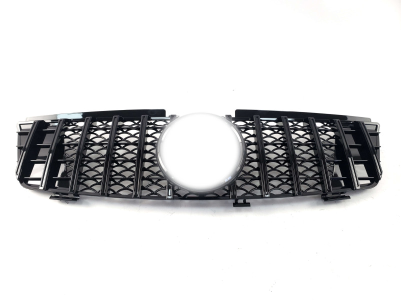 Решітка радіатора Full Black GT на Mercedes-Benz ML-Class W164 2005-2008 року