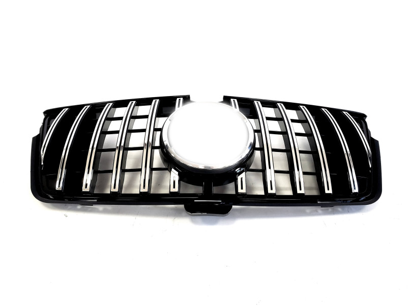 Решітка радіатора Chrome Black 3 Line GT на Mercedes-Benz GL-Class X164 2009-2012 року