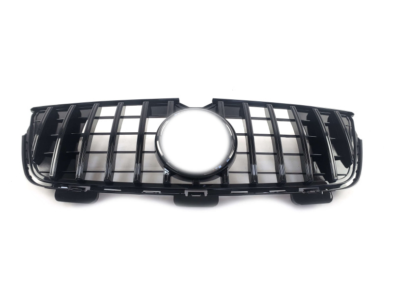Решітка радіатора Full Black 2 Line GT на Mercedes-Benz GL-Class X164 2009-2012 року