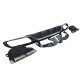 Дифузор ( заднього бампера ) Chrome Black / Chrome Pipe ( стиль E63 ) Normal на Mercedes-Benz E-Class W213 2016-2020 року