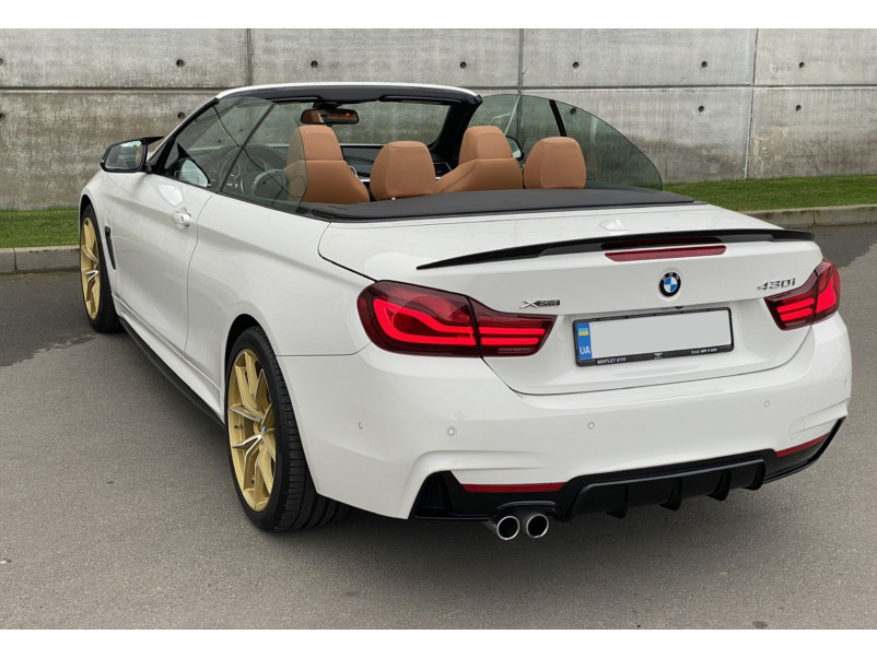 Леза на пороги Чорний глянець ( M-Performance ) на BMW 4 Series F32 / F33 2013-2020 року