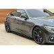 Леза на пороги Чорний глянець ( M-Performance ) на BMW 4 Series F32 / F33 2013-2020 року