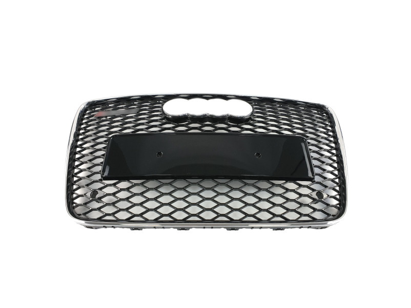 Решітка радіатора Chrome Black ( в стилі RSQ7 ) на Audi Q7 4L 2005-2015 року