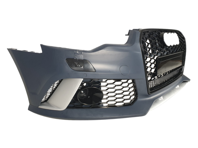 Передній бампер  ( в стилі RS6 Quattro ) на Audi A6 C7 2011-2014 року