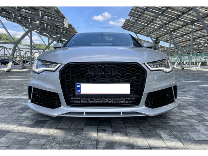 Передній бампер  ( в стилі RS6 Quattro ) на Audi A6 C7 2011-2014 року
