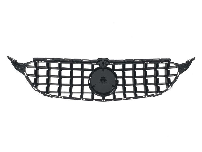 Решітка радіатора Chrome Black ( з місцем під камеру ) GT на Mercedes-Benz C-Class W205 2014-2018 року