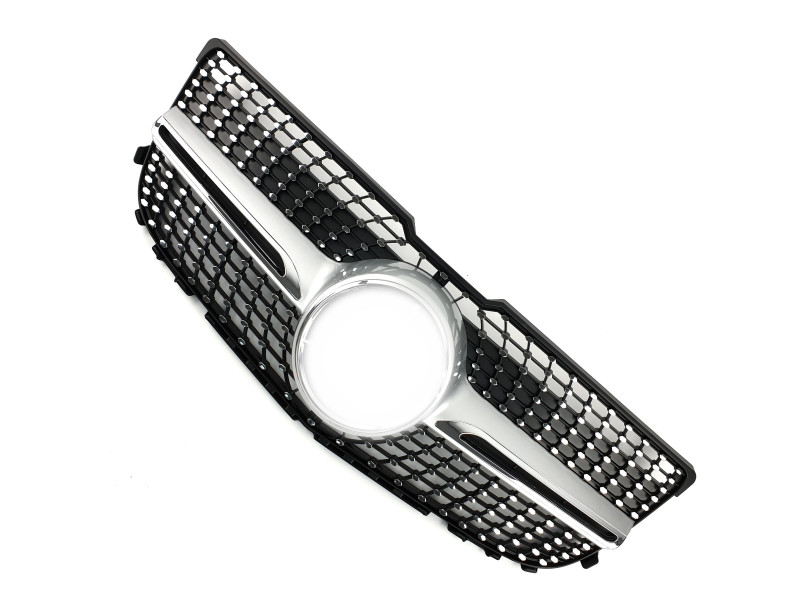 Решітка радіатора  Diamond Silver на Mercedes-Benz GLK-Class X204 2012-2015 року