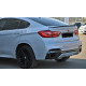 Спойлер Чорний глянець V1 на BMW X6 F16 2014-2018 року