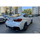 Спойлер Чорний глянець V1 на BMW X6 F16 2014-2018 року