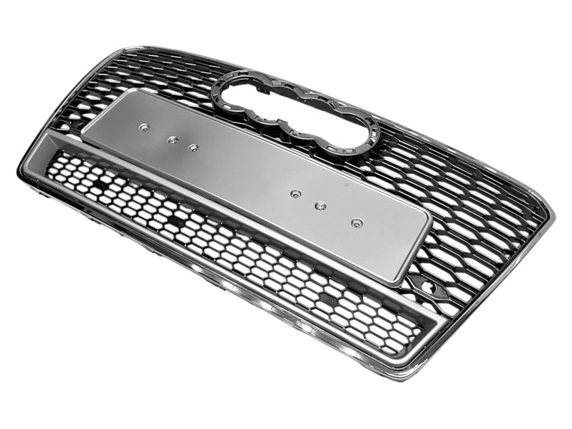 Решітка радіатора Silver Chrome ( в стилі RS7 quattro ) на Audi A7 4G 2010-2014 року