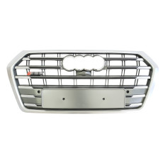 Решітка радіатора Full Silver ( в стилі SQ5 ) на Audi Q5 80A 2016-2020 року