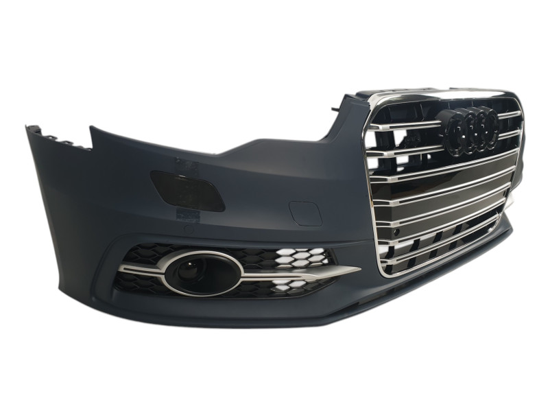 Передній бампер  ( S-Line ) V2 на Audi A6 C7 2011-2014 року