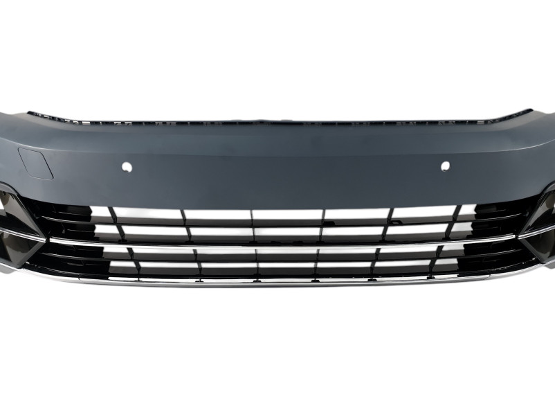 Передній бампер  ( стиль R-Line ) на Volkswagen Passat B8 2014-2019 року