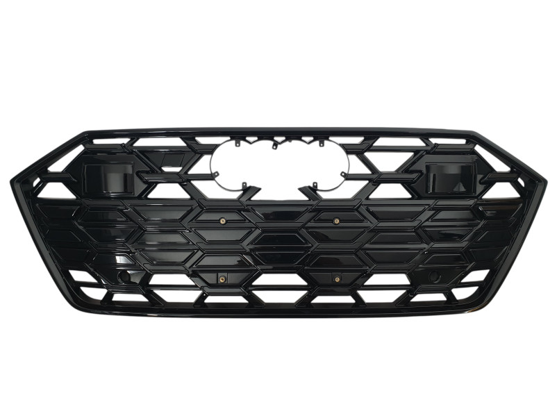 Решітка радіатора Full Black ( стиль S7 ) під дистронік на Audi A7 4K 2023-2024 року