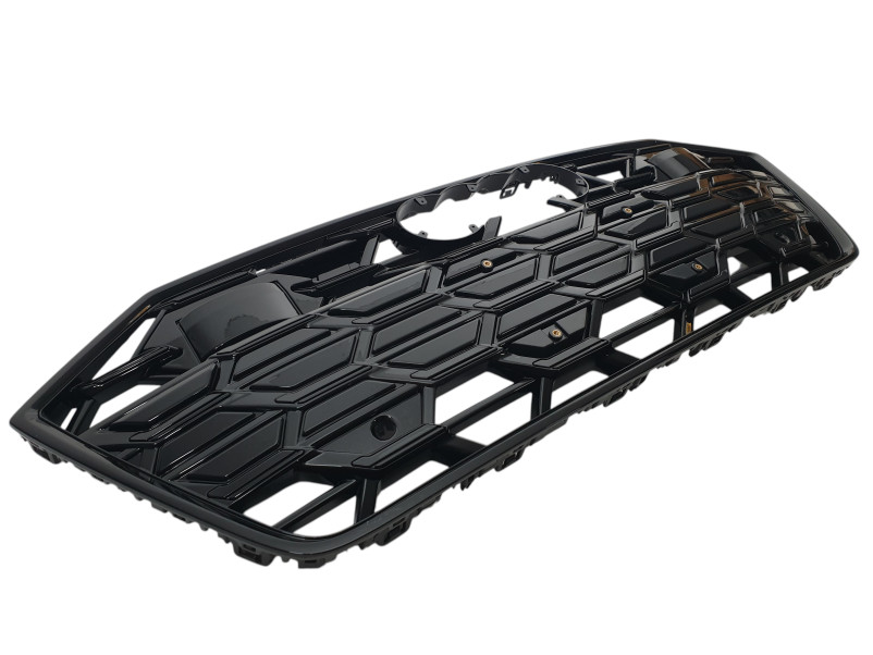 Решітка радіатора Full Black ( стиль S7 ) під дистронік на Audi A7 4K 2023-2024 року