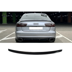 Спойлер Чорний глянець  на Audi A6 C7 2011-2014 року