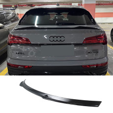 Спойлер Чорний глянець ( Sportback під вікном ) на Audi Q5 80A 2020-2024 року