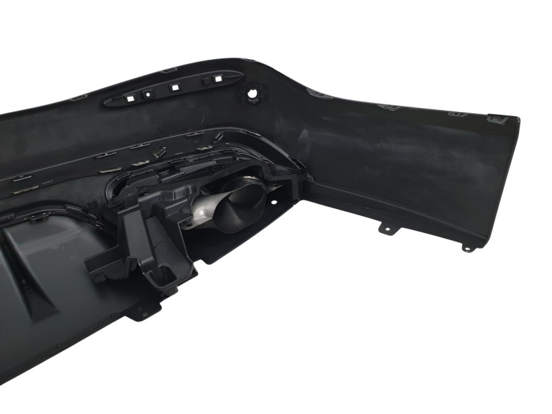 Дифузор ( заднього бампера ) Full Black ( стиль GLC43 ) AMG на Mercedes-Benz GLC-Class X254 2022-2025 року