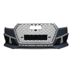 Передній бампер  ( RS Style ) Silver на Audi Q7 4M 2015-2020 року