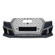 Передній бампер  ( RS Style ) Silver на Audi Q7 4M 2015-2020 року