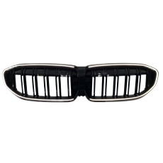 Ніздрі Чорний глянець LED ( Iconic Glow ) 2bar на BMW 3 Series G20 / G21 2018-2022 року