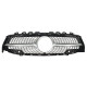 Решітка радіатора Silver ( без місця під камеру ) Diamond на Mercedes-Benz CLA-Class C118 2019-2023 року