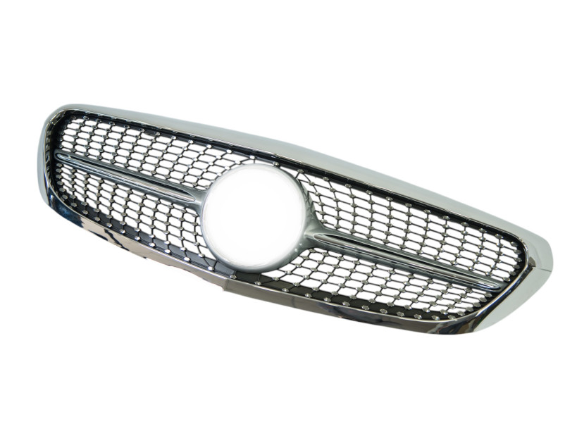 Решітка радіатора  Diamond Silver / Chrome Rim Classic  на Mercedes-Benz C-Class W205 2014-2018 року