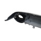 Дифузор ( заднього бампера ) Silver Black / Black Pipe ( в стилі RS6 ) на Audi A6 C7 2014-2018 року