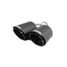Насадки на вихлоп Carbon ( матовий ) 63mm To 89mm ( подвійна Y ) на Akrapovič Akrapovič