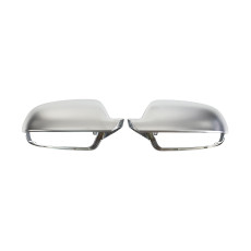 Накладки на дзеркала Silver Matte ( стиль S-Line ) на Audi A4 B8 2011-2015 року