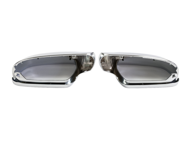 Накладки на дзеркала Silver Matte ( стиль S-Line ) на Audi A4 B8 2011-2015 року