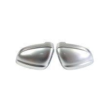 Накладки на дзеркала Silver Matte ( стиль S-line ) на Audi A4 B9 2015-2019 року