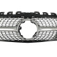 Решітка радіатора Silver ( без місця під камеру ) Diamond на Mercedes-Benz A-Class W177 2018-2022 року