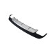 Дифузор ( заднього бампера ) Silver Black / Chrome Pipe ( стиль CLA45 AMG ) на Mercedes-Benz CLA-Class C117 2013-2017 року