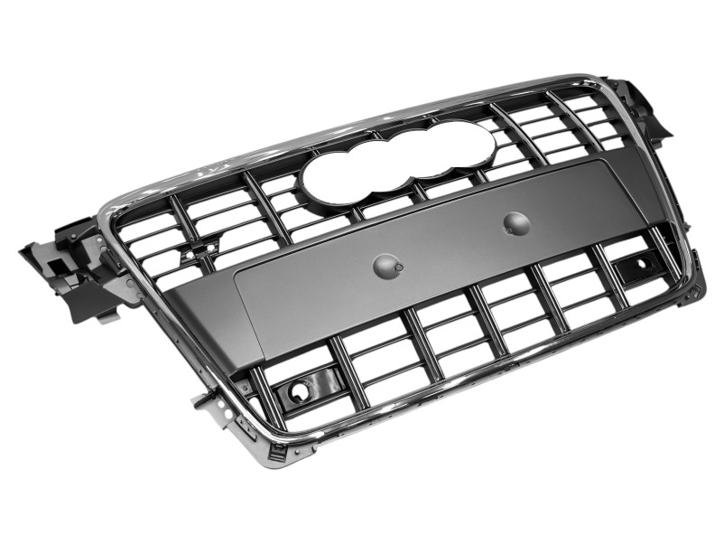 Решітка радіатора Silver Chrome ( в стилі S4 ) на Audi A4 B8 2007-2011 року