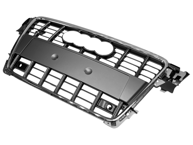 Решітка радіатора Silver Chrome ( в стилі S4 ) на Audi A4 B8 2007-2011 року