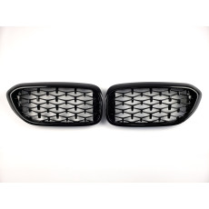 Ніздрі Diamond All Black  на BMW 5 Series G30 / G31 2017-2020 року