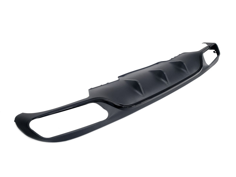 Дифузор ( заднього бампера ) Full Black / Black Pipe ( стиль E63 ) Normal на Mercedes-Benz E-Class W213 2016-2020 року