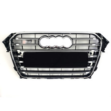 Решітка радіатора Chrome Black ( в стилі S4 ) на Audi A4 B8 2011-2015 року