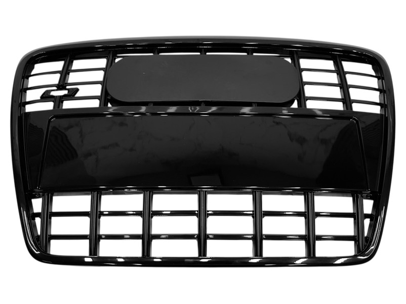 Решітка радіатора Full Black ( в стилі S6 ) без PDC на Audi A6 C6 2004-2011 року