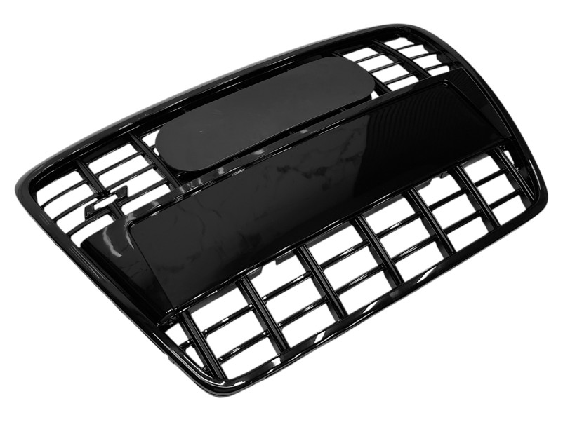 Решітка радіатора Full Black ( в стилі S6 ) без PDC на Audi A6 C6 2004-2011 року